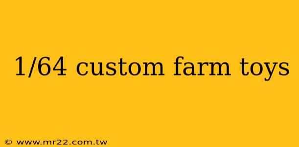 1/64 custom farm toys