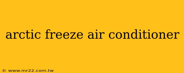 arctic freeze air conditioner