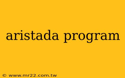 aristada program