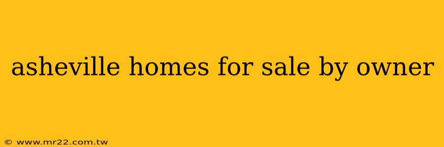 asheville homes for sale by owner