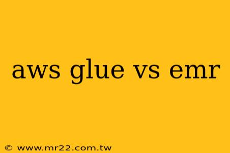 aws glue vs emr