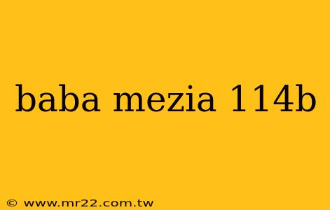 baba mezia 114b