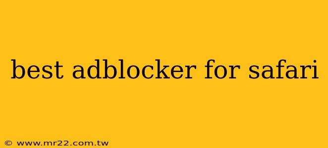 best adblocker for safari