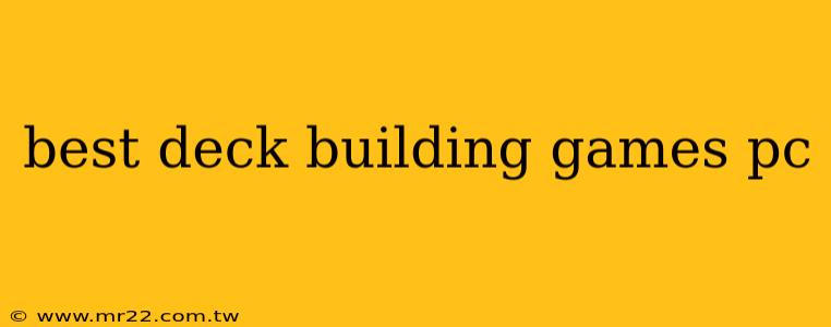 best deck building games pc