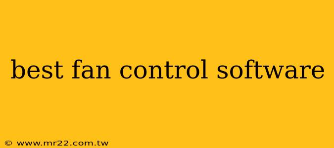 best fan control software