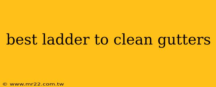 best ladder to clean gutters
