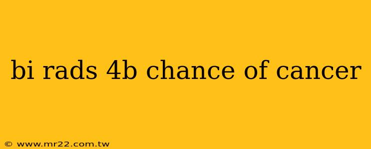bi rads 4b chance of cancer