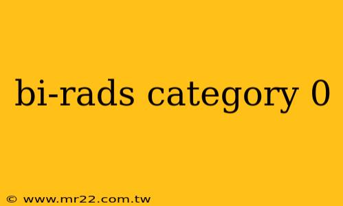 bi-rads category 0