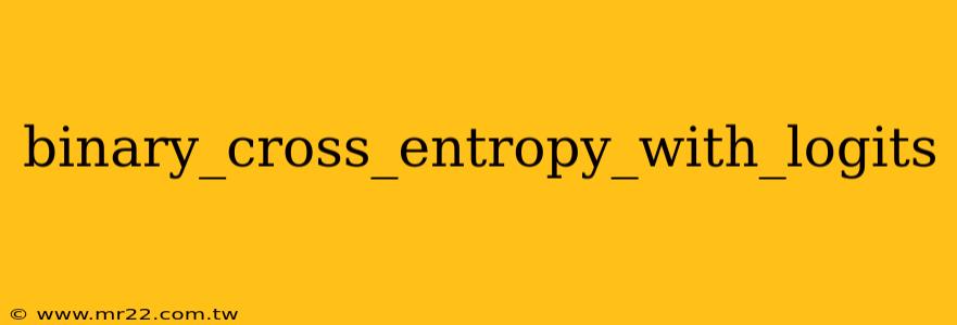 binary_cross_entropy_with_logits
