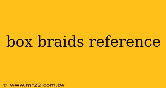box braids reference
