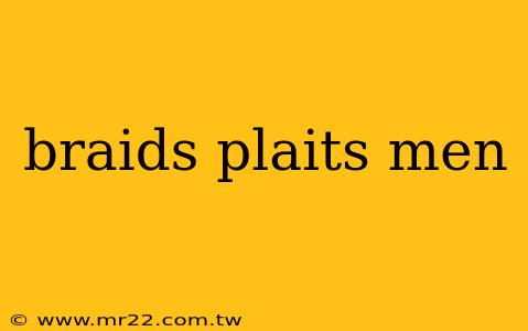 braids plaits men