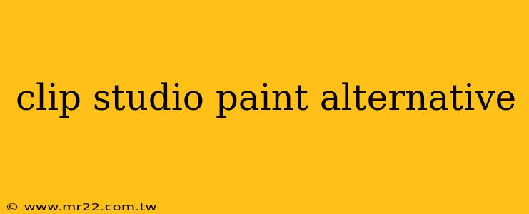 clip studio paint alternative
