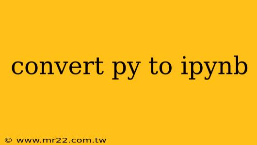 convert py to ipynb
