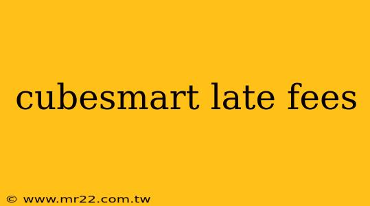 cubesmart late fees