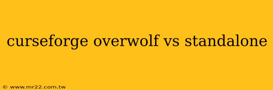 curseforge overwolf vs standalone