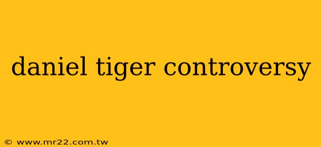 daniel tiger controversy