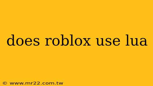 does roblox use lua