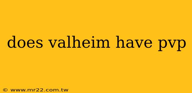 does valheim have pvp