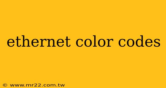 ethernet color codes