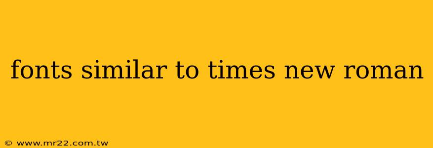 fonts similar to times new roman