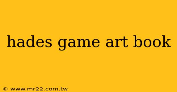 hades game art book