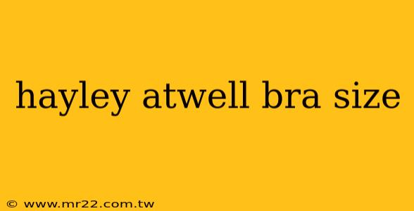 hayley atwell bra size