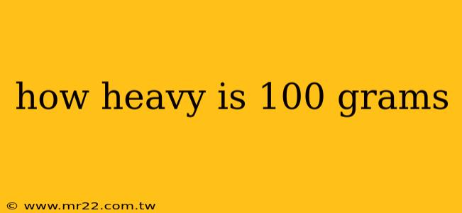 how heavy is 100 grams