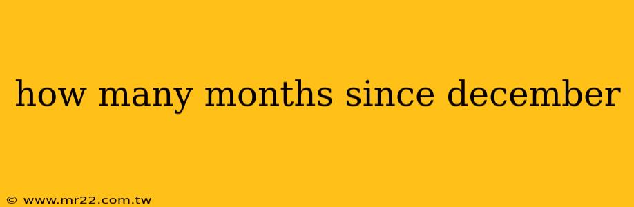 how many months since december