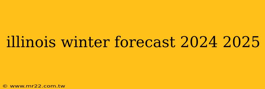 illinois winter forecast 2024 2025