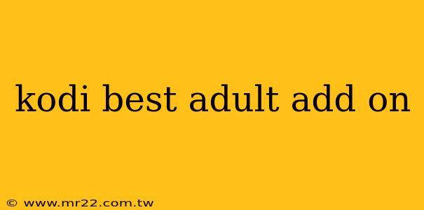 kodi best adult add on