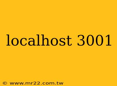 localhost 3001