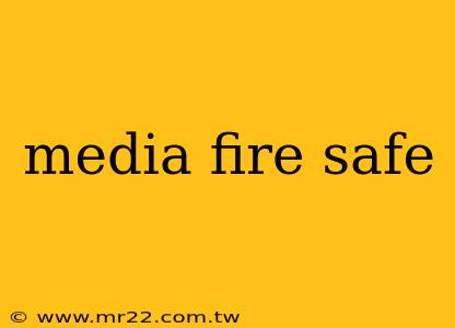 media fire safe