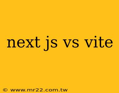 next js vs vite