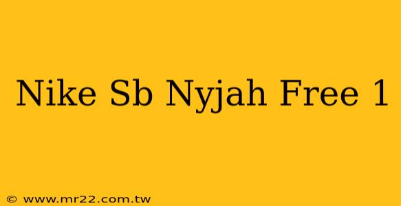 Nike Sb Nyjah Free 1