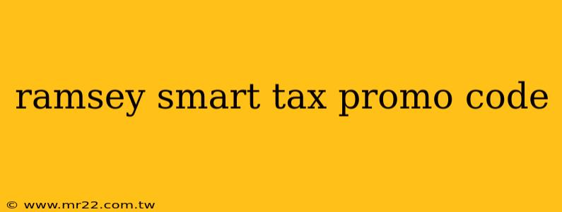 ramsey smart tax promo code