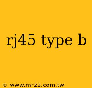 rj45 type b