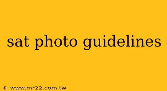 sat photo guidelines