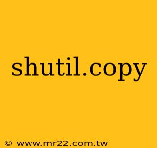 shutil.copy