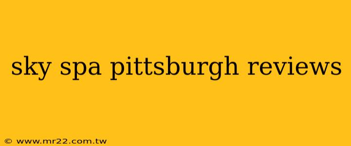 sky spa pittsburgh reviews