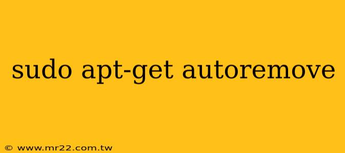 sudo apt-get autoremove