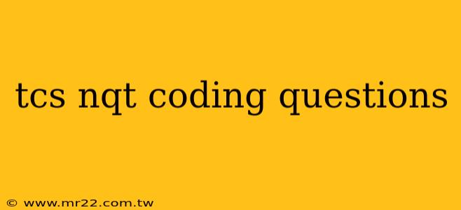 tcs nqt coding questions