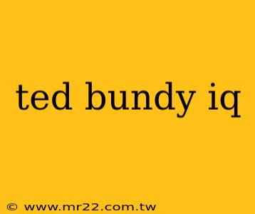 ted bundy iq