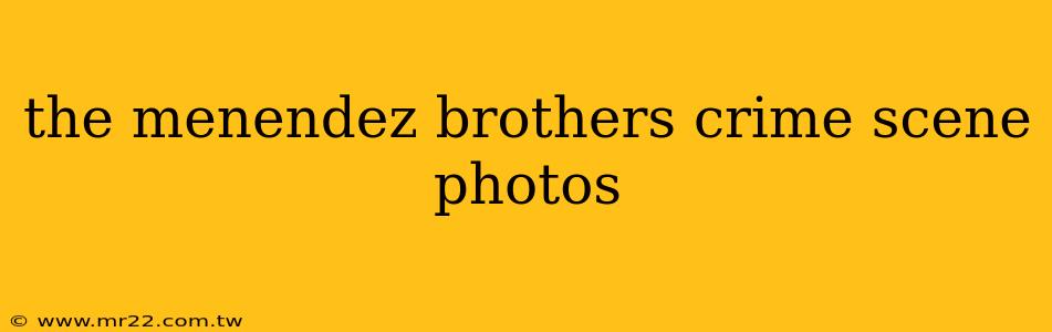 the menendez brothers crime scene photos