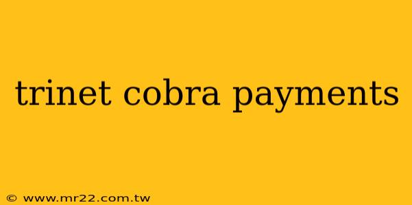 trinet cobra payments