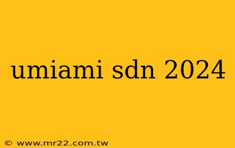 umiami sdn 2024