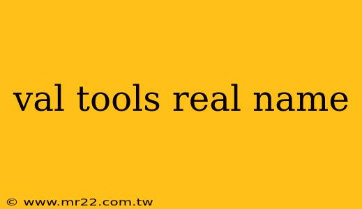val tools real name