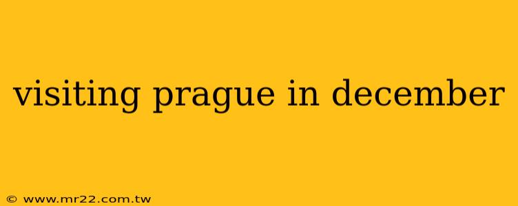 visiting prague in december