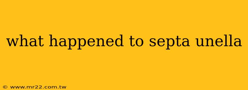 what happened to septa unella