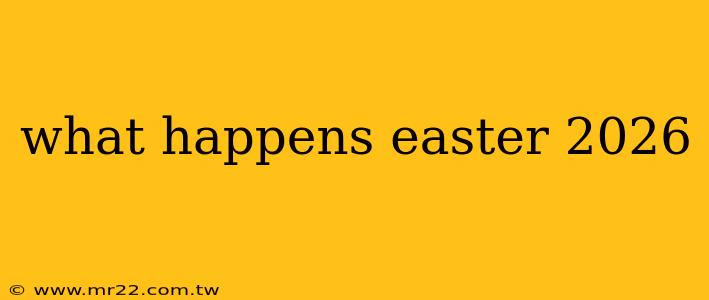what happens easter 2026