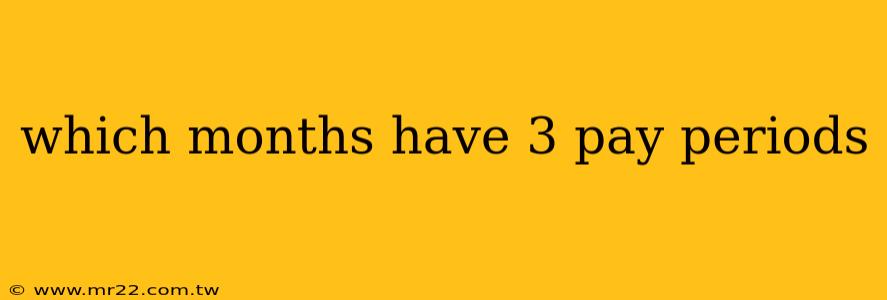 which months have 3 pay periods